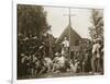 Father Thomas H. Mooney Leading Sunday Mass, 69th New York Infantry Regiment, 1861-Mathew Brady-Framed Giclee Print