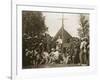 Father Thomas H. Mooney Leading Sunday Mass, 69th New York Infantry Regiment, 1861-Mathew Brady-Framed Giclee Print