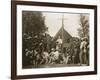 Father Thomas H. Mooney Leading Sunday Mass, 69th New York Infantry Regiment, 1861-Mathew Brady-Framed Giclee Print