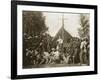 Father Thomas H. Mooney Leading Sunday Mass, 69th New York Infantry Regiment, 1861-Mathew Brady-Framed Giclee Print