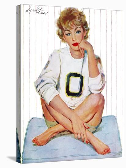 Father was Overruled - Saturday Evening Post "Leading Ladies", May 24, 1958 pg.36-Coby Whitmore-Stretched Canvas