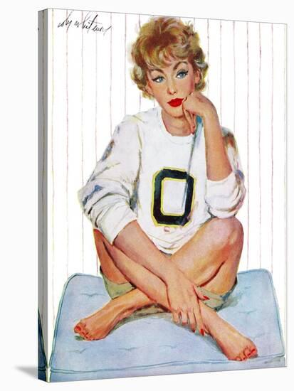 Father was Overruled - Saturday Evening Post "Leading Ladies", May 24, 1958 pg.36-Coby Whitmore-Stretched Canvas