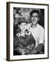 Father with His Young Son, Ca. 1949-null-Framed Photographic Print