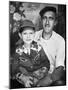 Father with His Young Son, Ca. 1949-null-Mounted Photographic Print