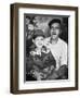 Father with His Young Son, Ca. 1949-null-Framed Photographic Print