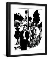 Fathers and Sons-Josh Byer-Framed Giclee Print