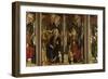 Fathers ofChurch Altar. Totale.Churchfathers: Hieronymus, Augustinus, Gregor and Ambrosius-Michael Pacher-Framed Giclee Print