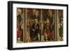 Fathers ofChurch Altar. Totale.Churchfathers: Hieronymus, Augustinus, Gregor and Ambrosius-Michael Pacher-Framed Giclee Print