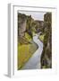 Fathrijargljufur Gorge, near Kirkjubaejarklaustur, near the south coast of Iceland, Polar Regions-Nigel Hicks-Framed Photographic Print