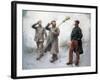 Fatigue Duty at Headquaters, German Prisoners in Dinan, 1915-Maurice Orange-Framed Giclee Print