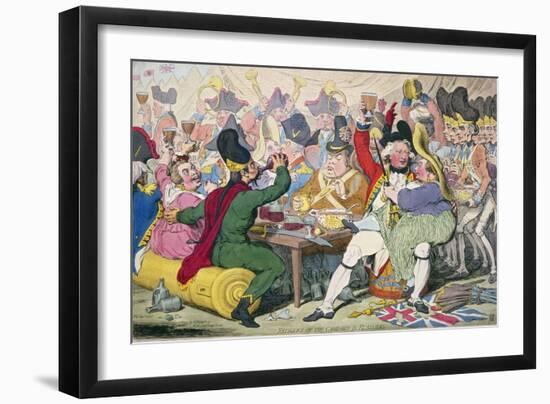 Fatigues of the Campaign in Flanders, 1793. United Kingdom, 18th Century-null-Framed Giclee Print