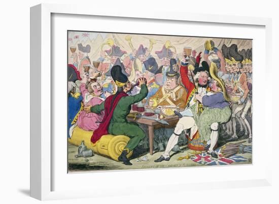 Fatigues of the Campaign in Flanders, 1793. United Kingdom, 18th Century-null-Framed Giclee Print