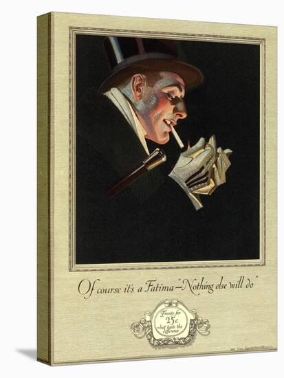 Fatima, Cigarettes Smoking Turkish, USA, 1920-null-Stretched Canvas