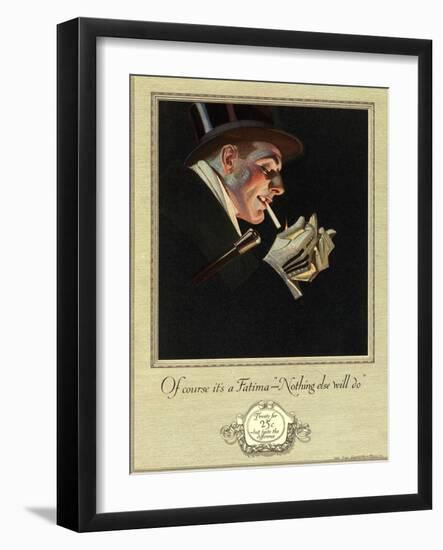 Fatima, Cigarettes Smoking Turkish, USA, 1920-null-Framed Giclee Print