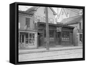 Fatima Cigs Billboard over Saloon-null-Framed Stretched Canvas