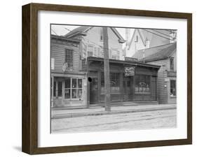 Fatima Cigs Billboard over Saloon-null-Framed Photographic Print