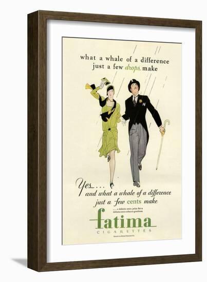 Fatima, Magazine Advertisement, USA, 1930-null-Framed Giclee Print