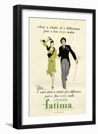 Fatima, Magazine Advertisement, USA, 1930-null-Framed Giclee Print