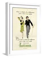 Fatima, Magazine Advertisement, USA, 1930-null-Framed Giclee Print