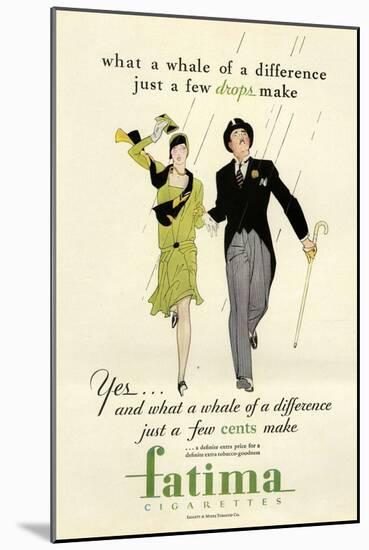 Fatima, Magazine Advertisement, USA, 1930-null-Mounted Giclee Print