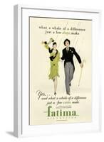 Fatima, Magazine Advertisement, USA, 1930-null-Framed Giclee Print