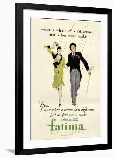 Fatima, Magazine Advertisement, USA, 1930-null-Framed Giclee Print