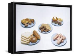 Fattening Foods-null-Framed Stretched Canvas