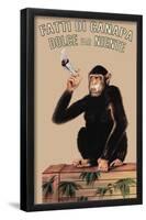 Fatti Di Canapa (Dolce Far Niente, Smoking Monkey) Art Poster Print-null-Framed Poster