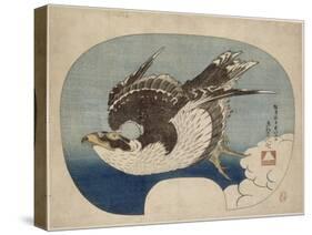 Faucon en vol-Katsushika Hokusai-Stretched Canvas