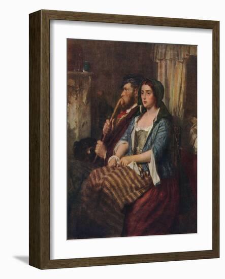 'Faults on Both Sides', 1861, (1911)-Thomas Faed-Framed Giclee Print