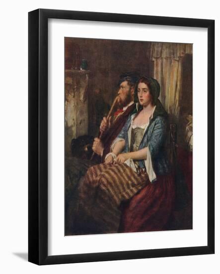 'Faults on Both Sides', 1861, (1911)-Thomas Faed-Framed Giclee Print