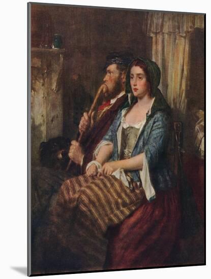 'Faults on Both Sides', 1861, (1911)-Thomas Faed-Mounted Giclee Print