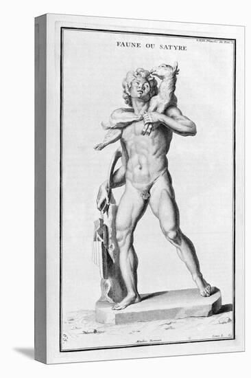 Faun or Satyr, after a Roman Statue, 1757-Bernard De Montfaucon-Stretched Canvas