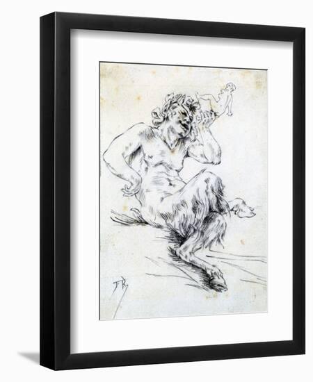 Fauna, C1850-1898-Felicien Joseph Victor Rops-Framed Premium Giclee Print