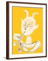 Faune Blanc, c.1946-Pablo Picasso-Framed Serigraph