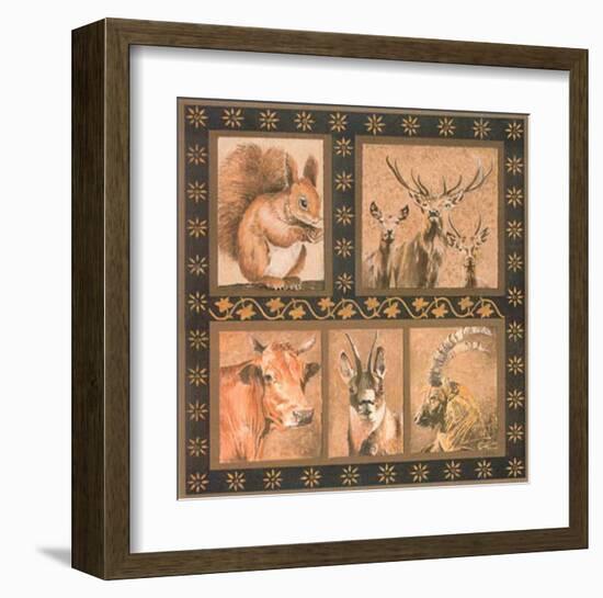 Faune des Montagnes-Laurence David-Framed Art Print