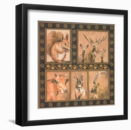 Faune des Montagnes-Laurence David-Framed Art Print