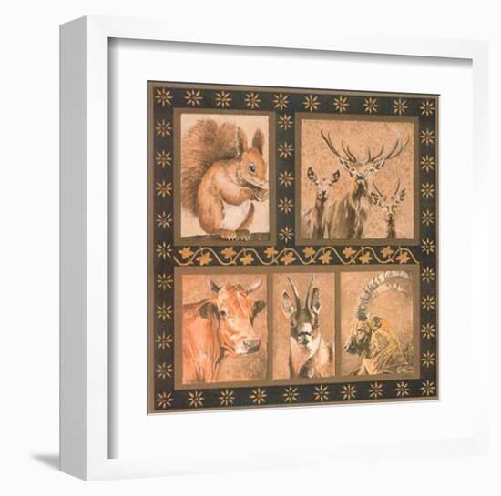 Faune des Montagnes-Laurence David-Framed Art Print