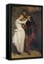 Faust and Margaret in the Garden, 1846-Ary Scheffer-Framed Stretched Canvas