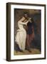 Faust and Margaret in the Garden, 1846-Ary Scheffer-Framed Giclee Print