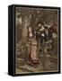 Faust and Margaret-Carl Ludwig Friedrich Becker-Framed Stretched Canvas