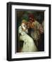 Faust and Marguerite, 1855-93-Frederic Leighton-Framed Giclee Print