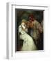 Faust and Marguerite, 1855-93-Frederic Leighton-Framed Giclee Print