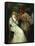 Faust and Marguerite, 1855-93-Frederic Leighton-Framed Stretched Canvas