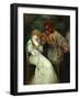 Faust and Marguerite, 1855-93-Frederic Leighton-Framed Giclee Print