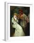 Faust and Marguerite, 1855-93-Frederic Leighton-Framed Giclee Print