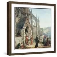 Faust and Marguerite, 1857-Sir Lawrence Alma-Tadema-Framed Giclee Print