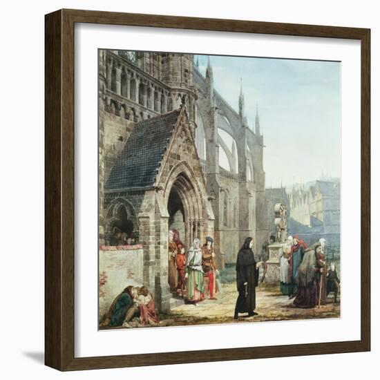 Faust and Marguerite, 1857-Sir Lawrence Alma-Tadema-Framed Giclee Print