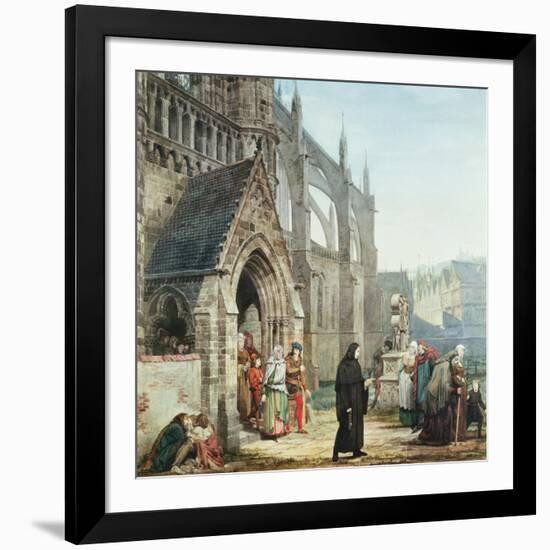 Faust and Marguerite, 1857-Sir Lawrence Alma-Tadema-Framed Giclee Print