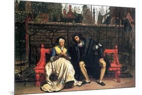 Faust and Marguerite In The Garden-James Tissot-Mounted Art Print